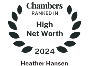 Chambers ranked in High Net Worth 2024: Heather Hansen